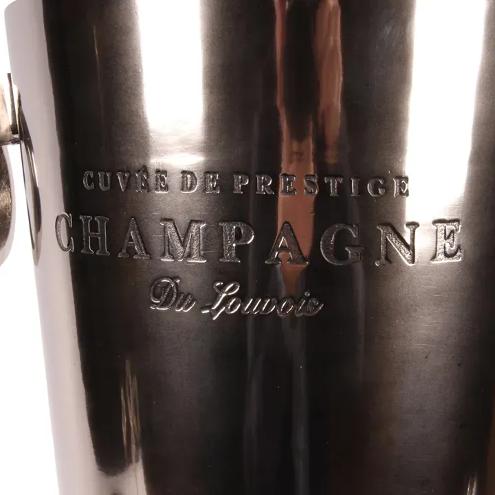Champagnerkühler auf Ständer, 66 cm, aus Aluminium