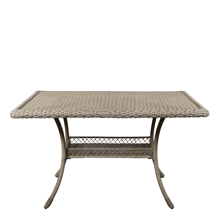 Rattan Tisch Riviera geflochten, 160 x 90 cm, natur Handgeflochtener Tisch Riviera in Natur, H 74 x L 160 x B 90 cm