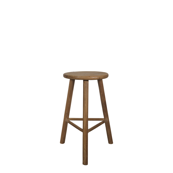 2er-Set Grimaud Hocker IV aus recyceltem Teakholz, natur 2er-Set Grimaud Hocker IV, 65 x 50 x 50 cm