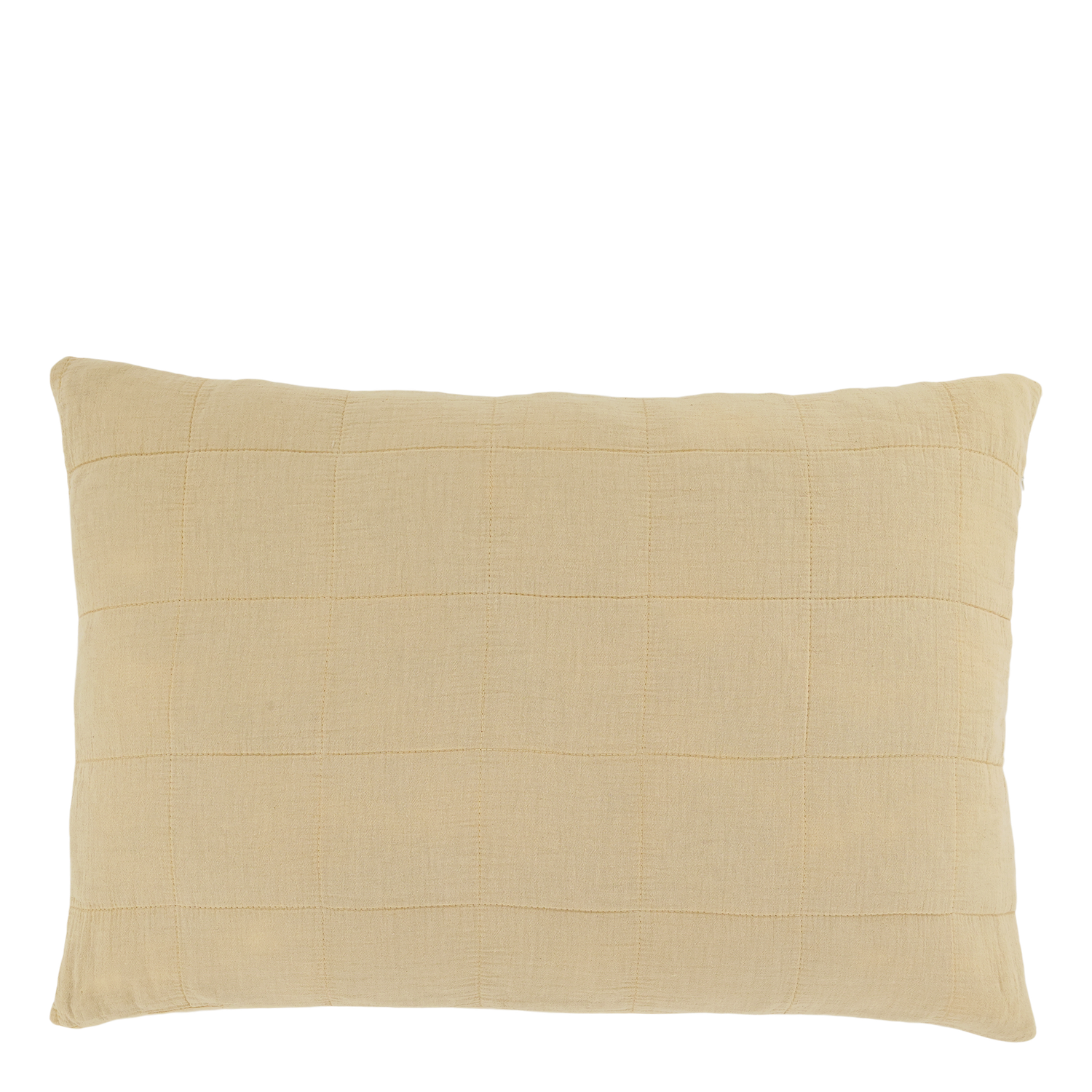 Aix Vintage Kissenbezug aus Baumwolle in Melon, 60 x 40 cm, mit dezenter Steppung