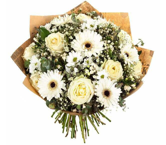 Ramo de Flores variadas Blancas Priscila Ramo de Flores variadas Blancas Priscila