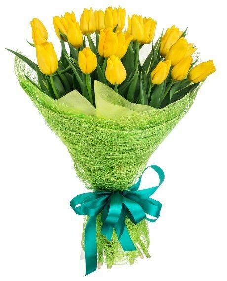 Ramo de Tulipanes Amarillos