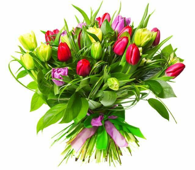Ramo de Tulipanes de colores