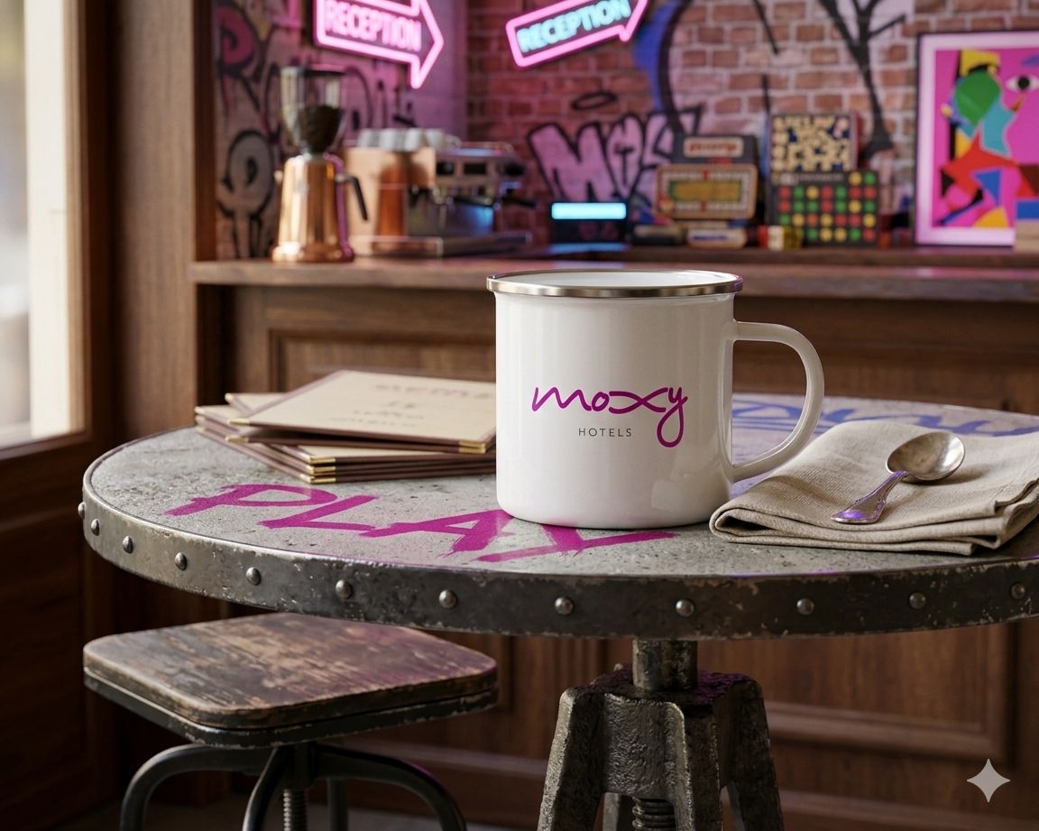 Moxy enamel cup Moxy enamel cup