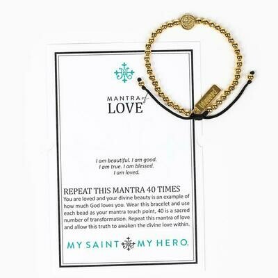 MSMH Mantra of Love Bracelet (Gold)