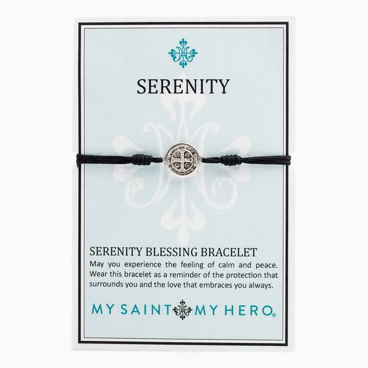 MSMH Serenity Blessing Bracelet (Silver/Black)