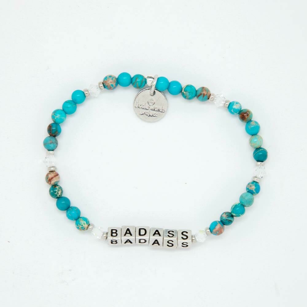Little Words Project Silver BADASS Bracelet