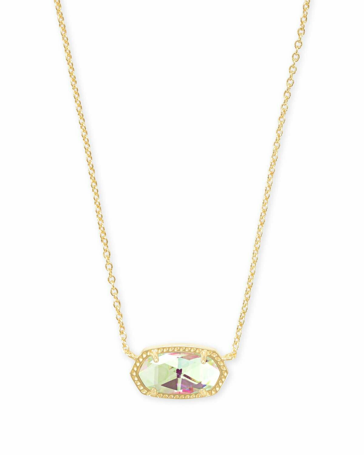 Kendra Scott Elisa Necklace in Gold/Dichroic Glass