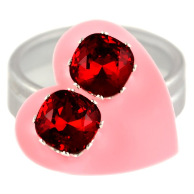 JoJo Loves You Ruby Cushion Blings