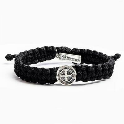 MSMH One Blessing Bracelet For Him (Silver/Black)