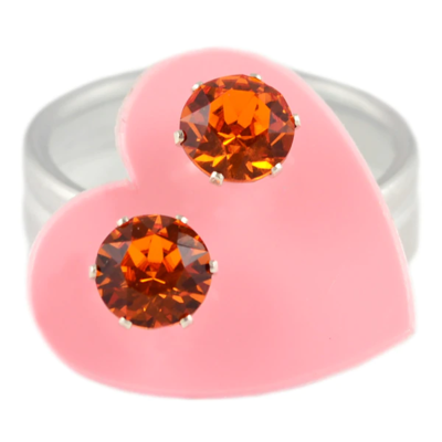 JoJo Loves You Tangerine Mini Bling
