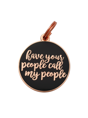 Pet ID Tag - Have Your People, Navy