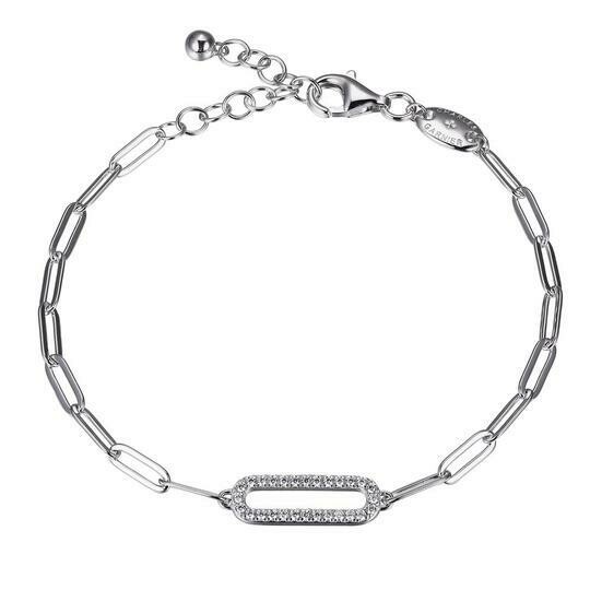 Charles Garnier Paperclip Collection Nora Bracelet, Silver