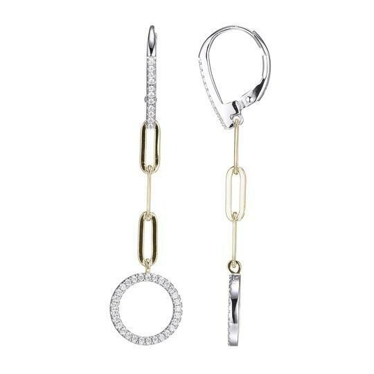 Charles Garnier Paperclip Collection Lucy Earrings
