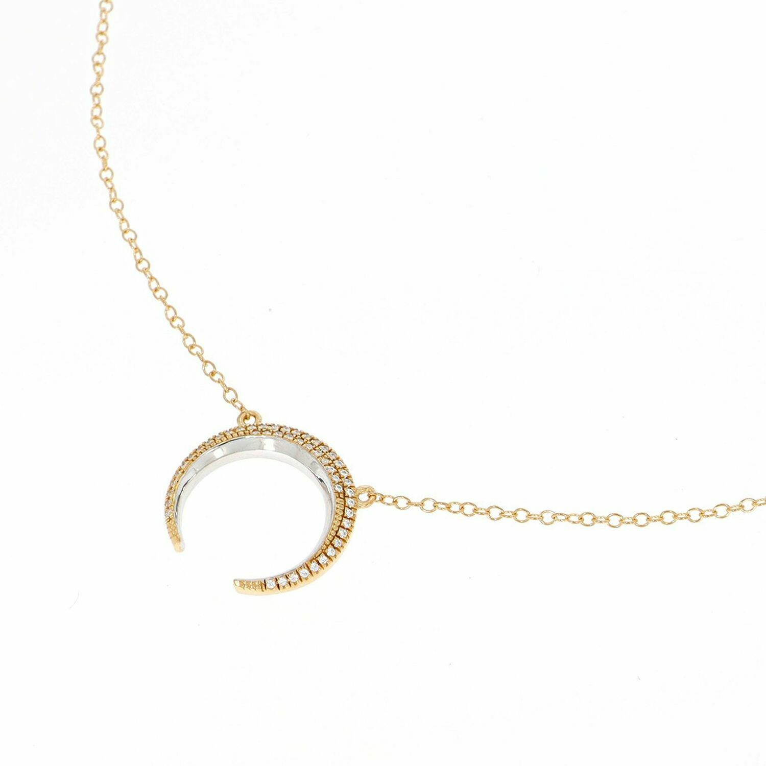 Ella Stein Crescent Horn Necklace (Gold)