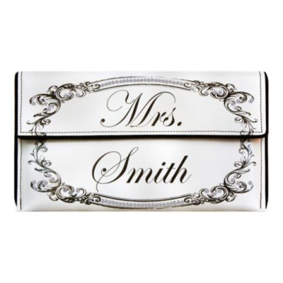 Kent Stetson Customized Mrs. Crossbody Bag with Crystals