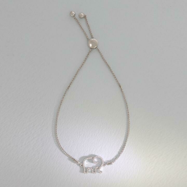 Ella Stein Elephant Bracelet (Silver)