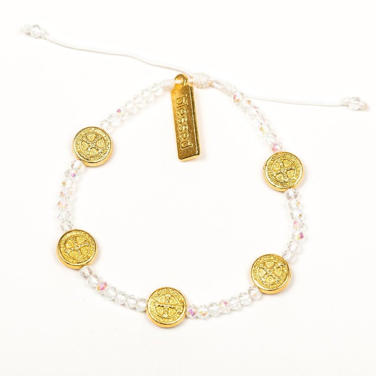 MSMH Gratitude Crystal Bracelet (Gold)