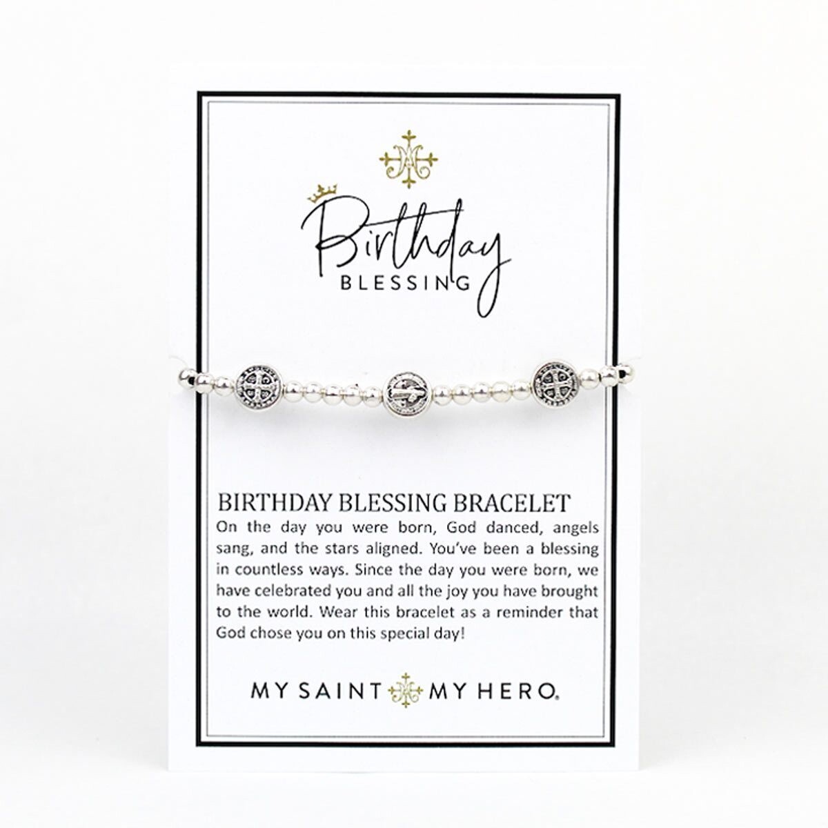 MSMH Birthday Blessing Bracelet (Silver)