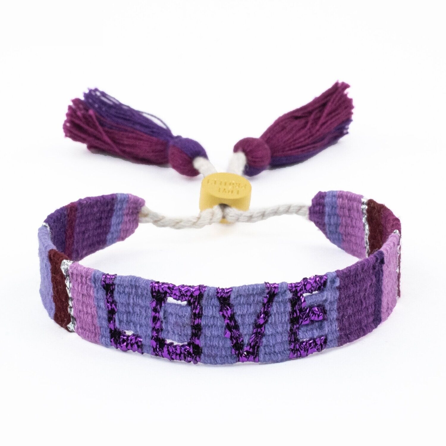 Love is Project Atitlan Love Bracelet - Purple/Violet