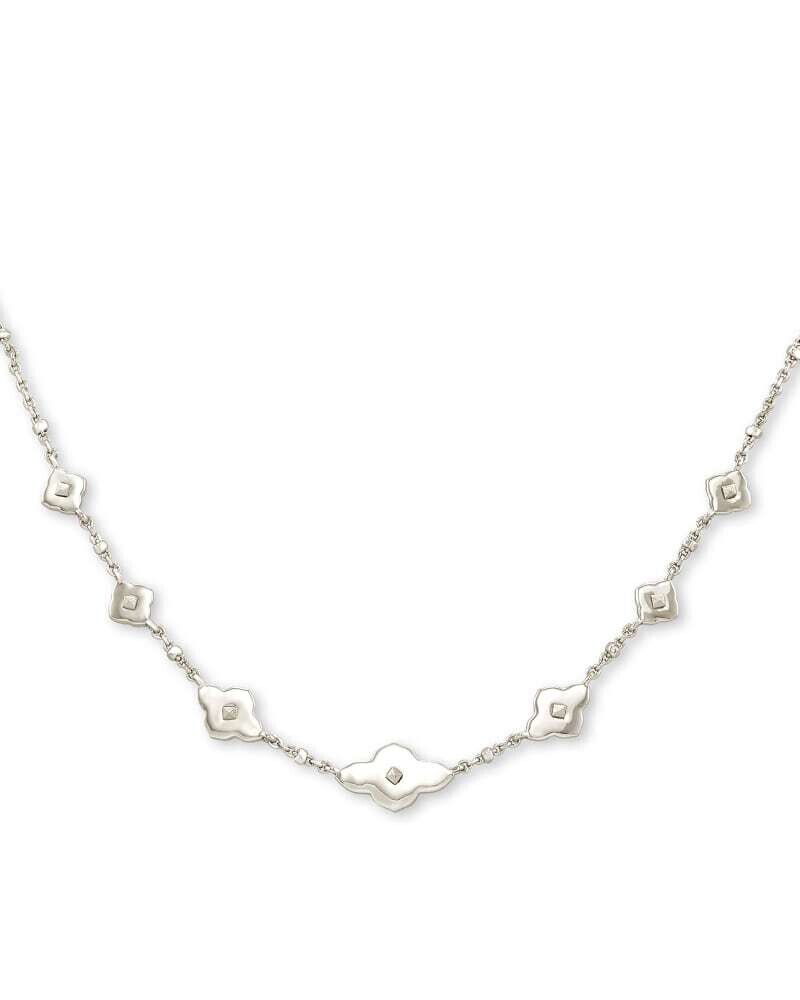 Kendra Scott Abbie Strand Necklace in Silver