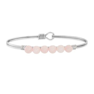 Luca + Danni Rose Quartz Energy Stone Bracelet for Love