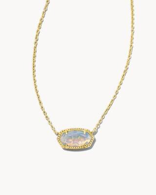 Kendra Scott Elisa Necklace in Gold/Iridescent Opalite