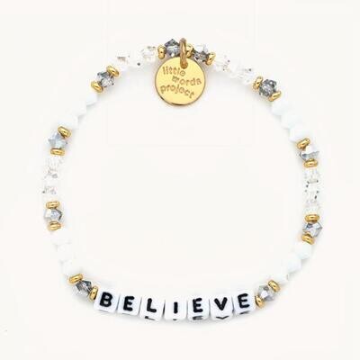 Little Words Project BELIEVE Bracelet S/M