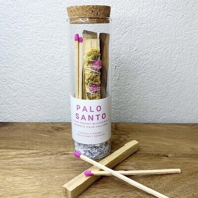 Sage to the People - Palo Santo Jar (Pink)