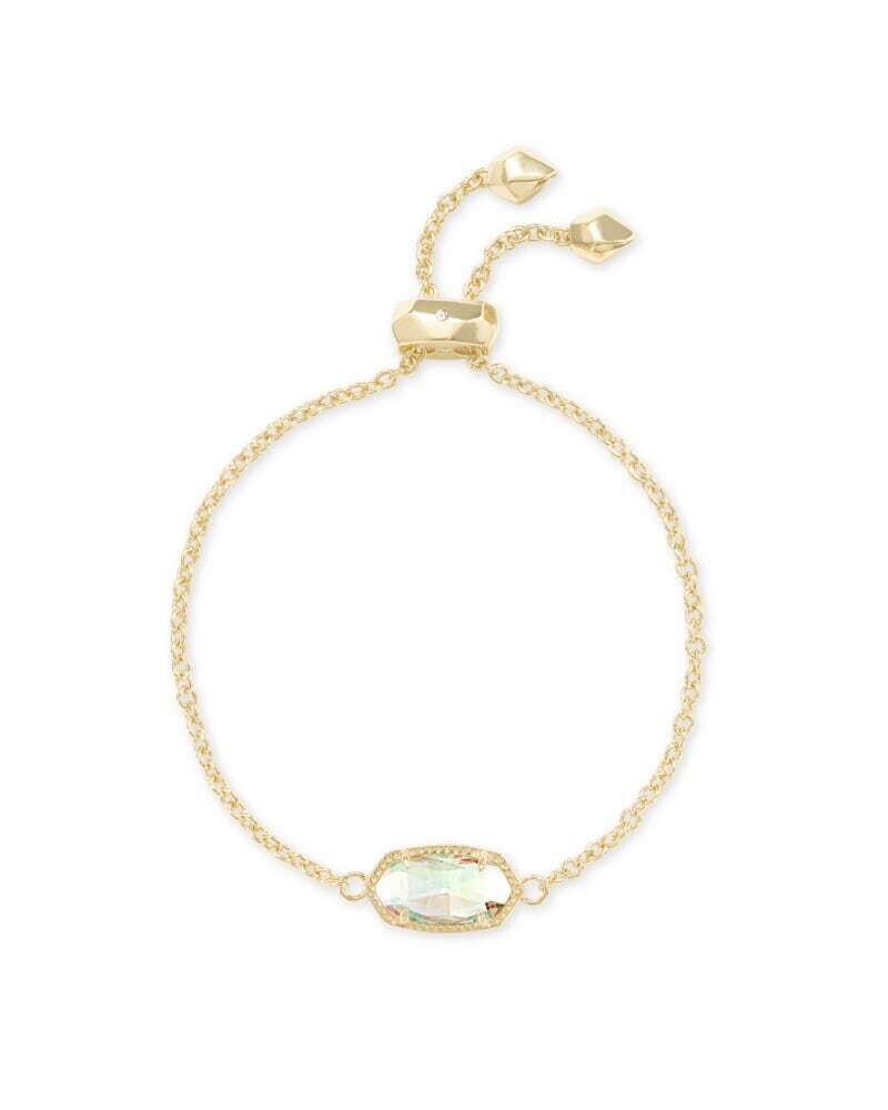 Kendra Scott Elaina Bracelet in Gold/Dichroic Glass