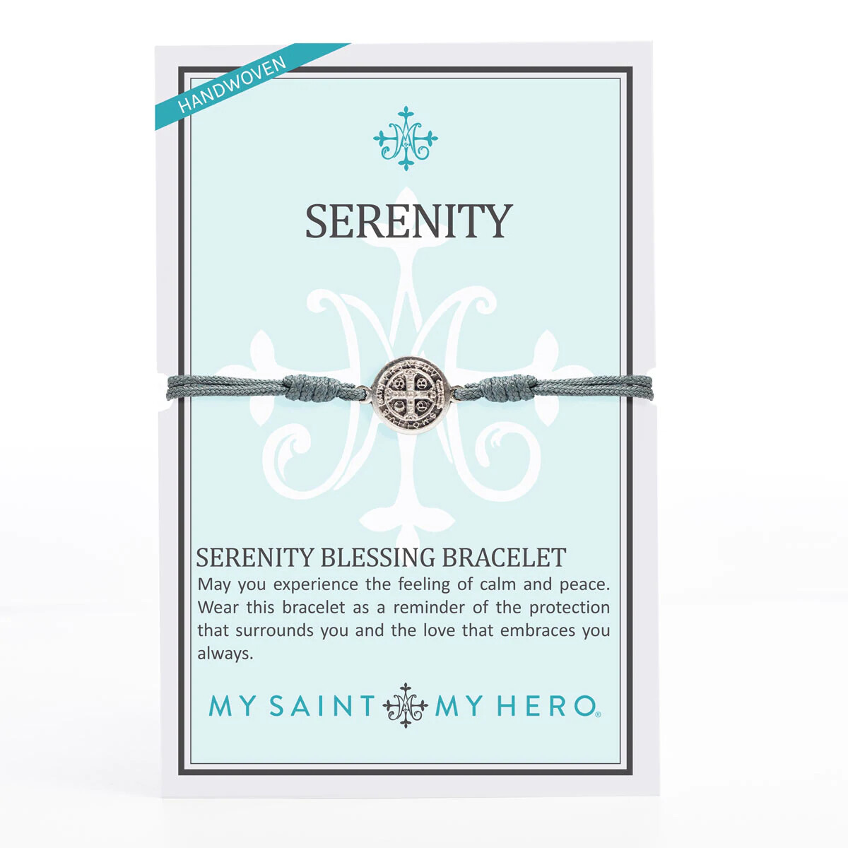 MSMH Serenity Blessing Bracelet (Silver/Slate)