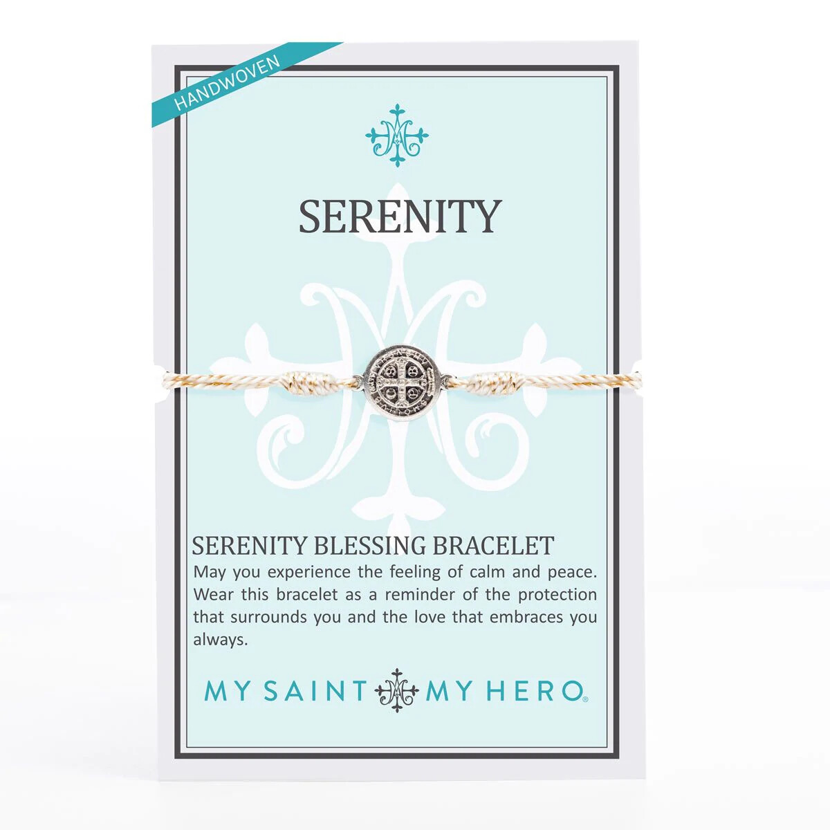 MSMH Serenity Blessing Bracelet (Silver/Metallic Gold)