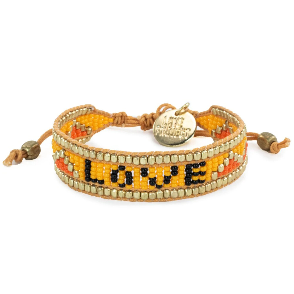 Love is Project Taj Love Bracelet - Saffron