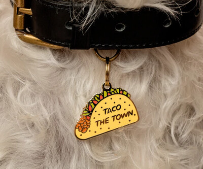 Pet ID Tag - Taco the Town