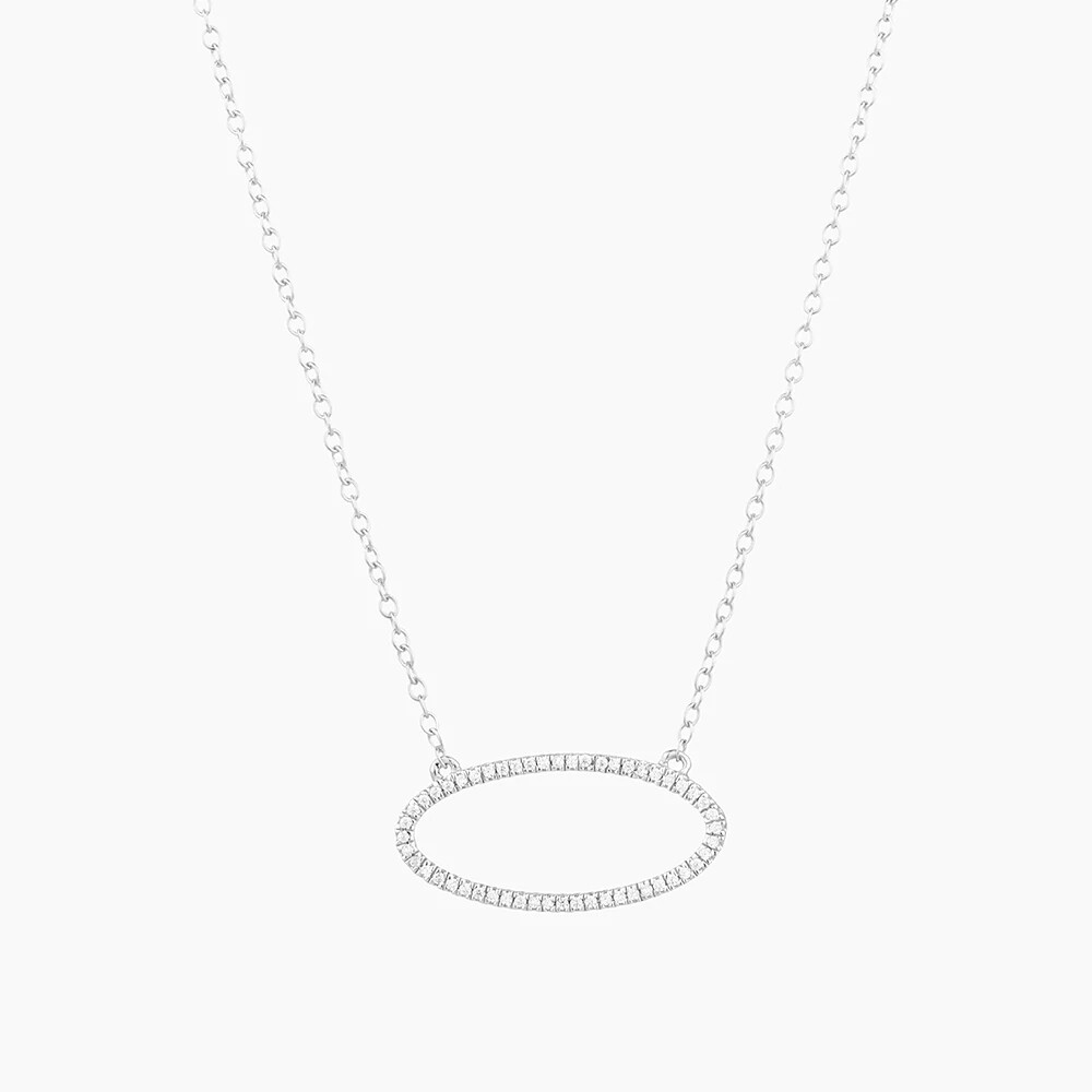 Ella Stein One With the Oval Necklace (Silver)