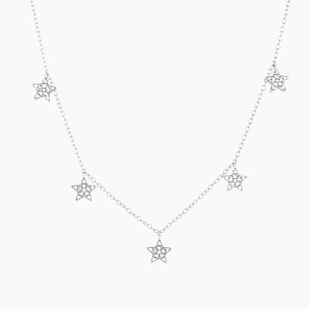 Ella Stein Pocket Full of Stars Necklace (Silver)