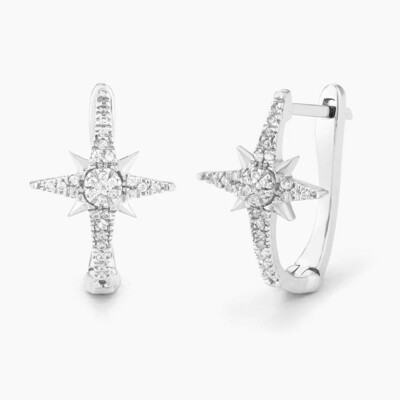 Ella Stein The Brightest Star is You Earrings (Silver)