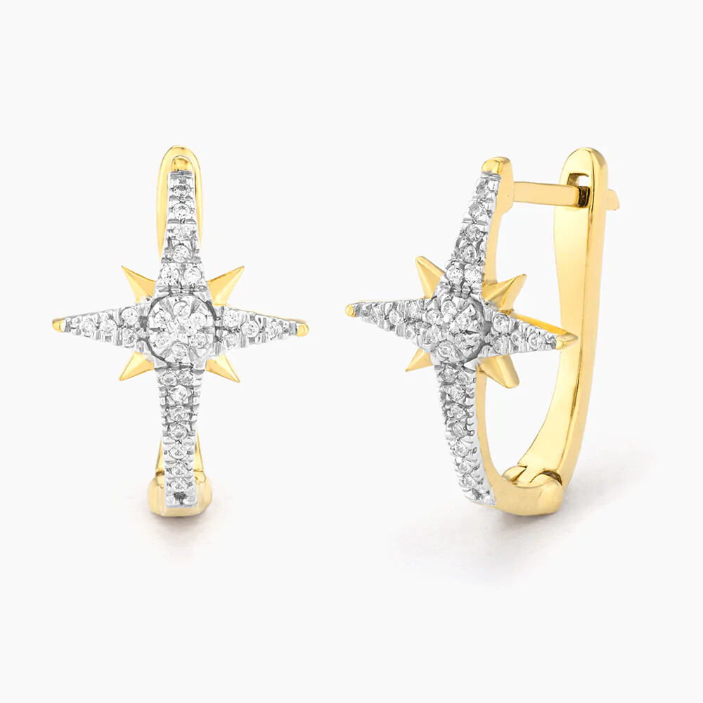 Ella Stein The Brightest Star is You Earrings (Gold)