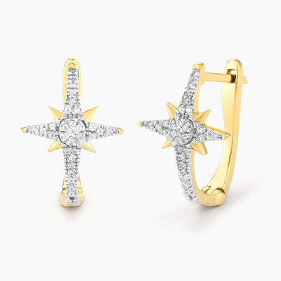 Ella Stein The Brightest Star is You Earrings (Gold)