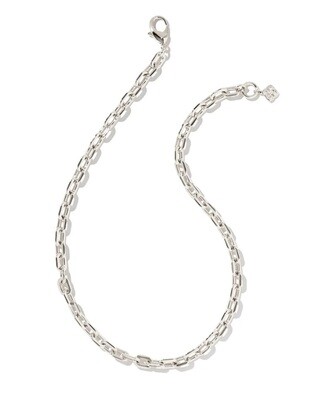 Kendra Scott Korinne Chain Necklace in Silver