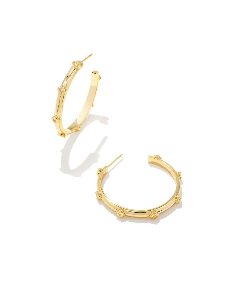 Kendra Scott Joelle Gold Hoop Earrings