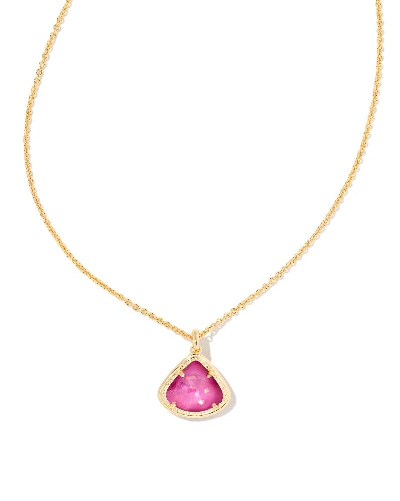 Kendra Scott Kendall Necklace in Gold/Iridescent Orchid Illusion
