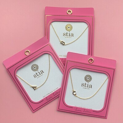 Stia Jewelry A Letter Close to the Heart Necklace
