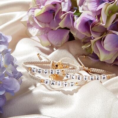 MSMH x LWP Bracelet - Blessed, Gold
