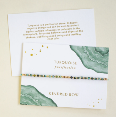 Kindred Row Healing Gemstone Stacking Bracelet, Turquoise