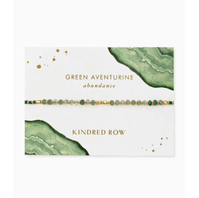 Kindred Row Healing Gemstone Stacking Bracelet, Green Aventurine