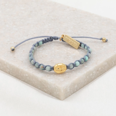 MSMH Miraculous Gemstone Bracelet (Gold/Amazonite)