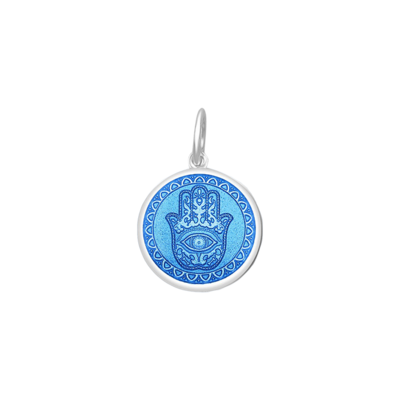LOLA Hamsa Pendant, Periwinkle/Small