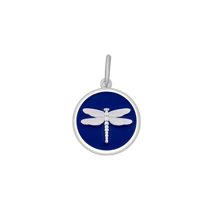 LOLA Dragonfly Pendant, Indigo/Small