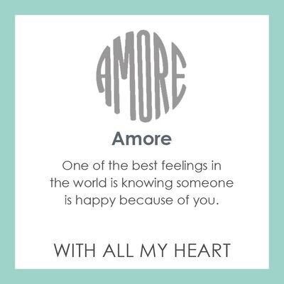 LOLA Amore Pendant, Gold Center/Small